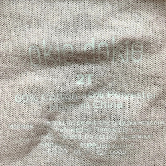 Okie Dokie Toddler Graphic Tank Top 2T - Picture 5 of 6